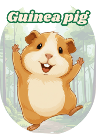 chubby guinea pig (B/W 02)