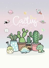 แคคตัสไดโนบนอวกาศ (พาสเทล)