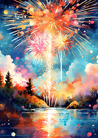 Beautiful Fireworks Theme#119