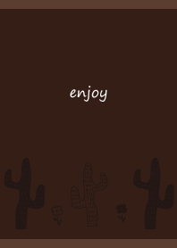 rough cactus3 on brown