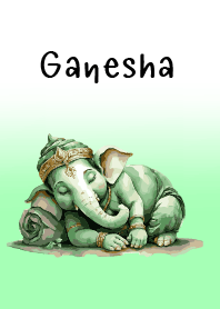Love Green Ganesha Theme