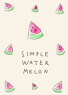 simple watermelon beige