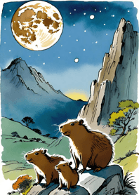 Ukiyo-e - Capybara 2d69aD