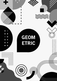 Full Geometric Black & Grey