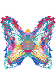 Rorschach butterfly