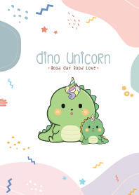 Dino Unicorn Good Day Kawaii