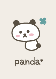 Panda.Beige.Clover