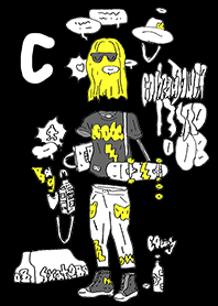 STREET SKATEBOARD GIRL GRAFFITI 07 c