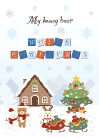 My honey bear x White Christmas :)