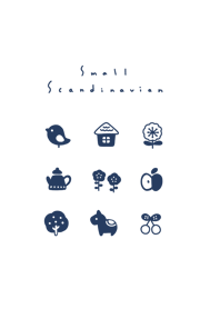 Scandinavian /white navy.