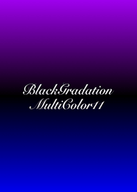 ธีมไลน์ Multicolor gradation black No.4-11