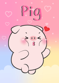 I Love You Cute Pig Pig Theme