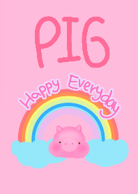 pig rainbow