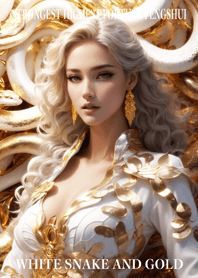 White snake and gold  Lucky 26