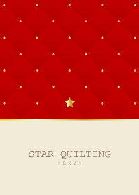STAR QUILTING -RED-
