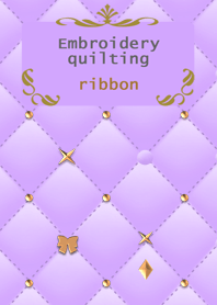 Embroidery quilting(ribbon)