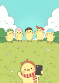 Yellow Chicks Selfie V.2