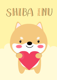 Simple Cute Shiba Inu Dog theme