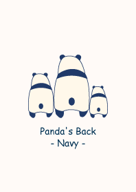 Panda's Back -Navy 3-