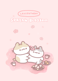 軟爛貓咪的春滿櫻花