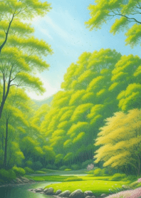 宁静的山水森林 4PyJk