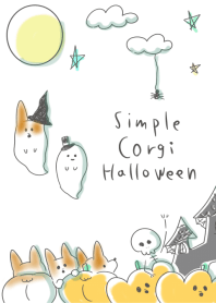 simple Corgi Halloween.