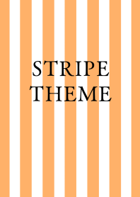 STRIPE THEMEj-WHITE&ORANGE