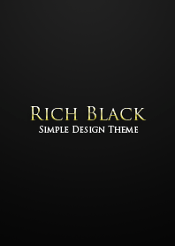 RICH BLACK.