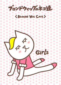 BLOND WIG CATS "GIRLS"