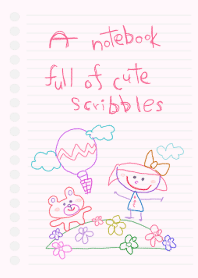 A notebook full of cute scribbles 22