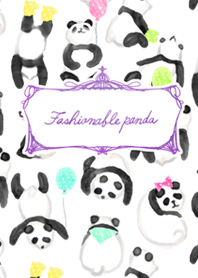 Fashionable panda