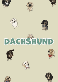 dachshund6 / goldenrod
