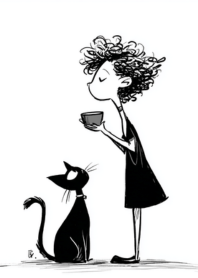 她的日常與一隻貓