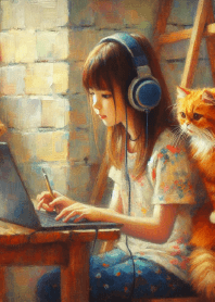 Musik, inspirasi dan kucing