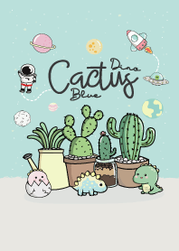 แคคตัสไดโนบนอวกาศ (สีฟ้า)