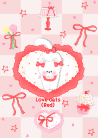 Love cats (red)