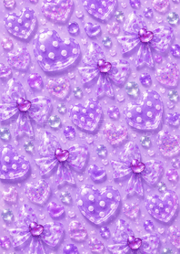 Lavender Heart Ribbon | Bitasui