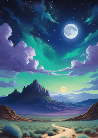 Moon in the dark night 798F87