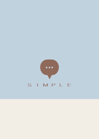 SIMPLE(beige blue)V.1387b