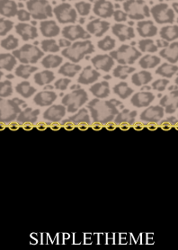 ヒョウ柄とブラック。