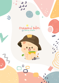 Croissant Bear Fashion Cutie