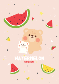 Teddy Bear Watermelon Kawaii
