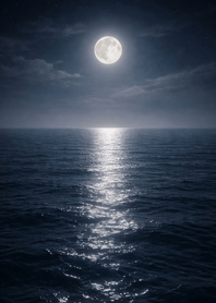 開運｜滿月×月光之海 深夜藍#6