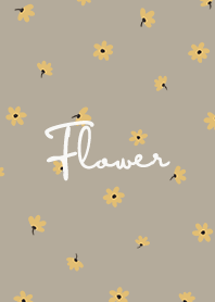 petite flower y - khaki