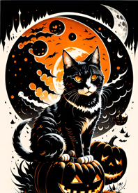 cat halloween 557b78