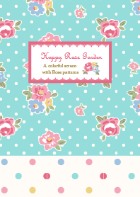 Happy rose garden