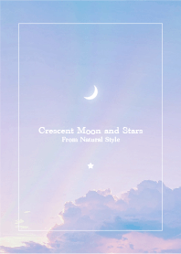 Crescent moon and stars #70