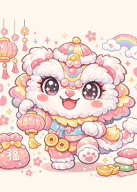 Lucky Chinese New Year Lion (Pp)