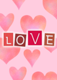 LOVE,pastel color heart