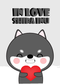 In Love Black Shiba Inu